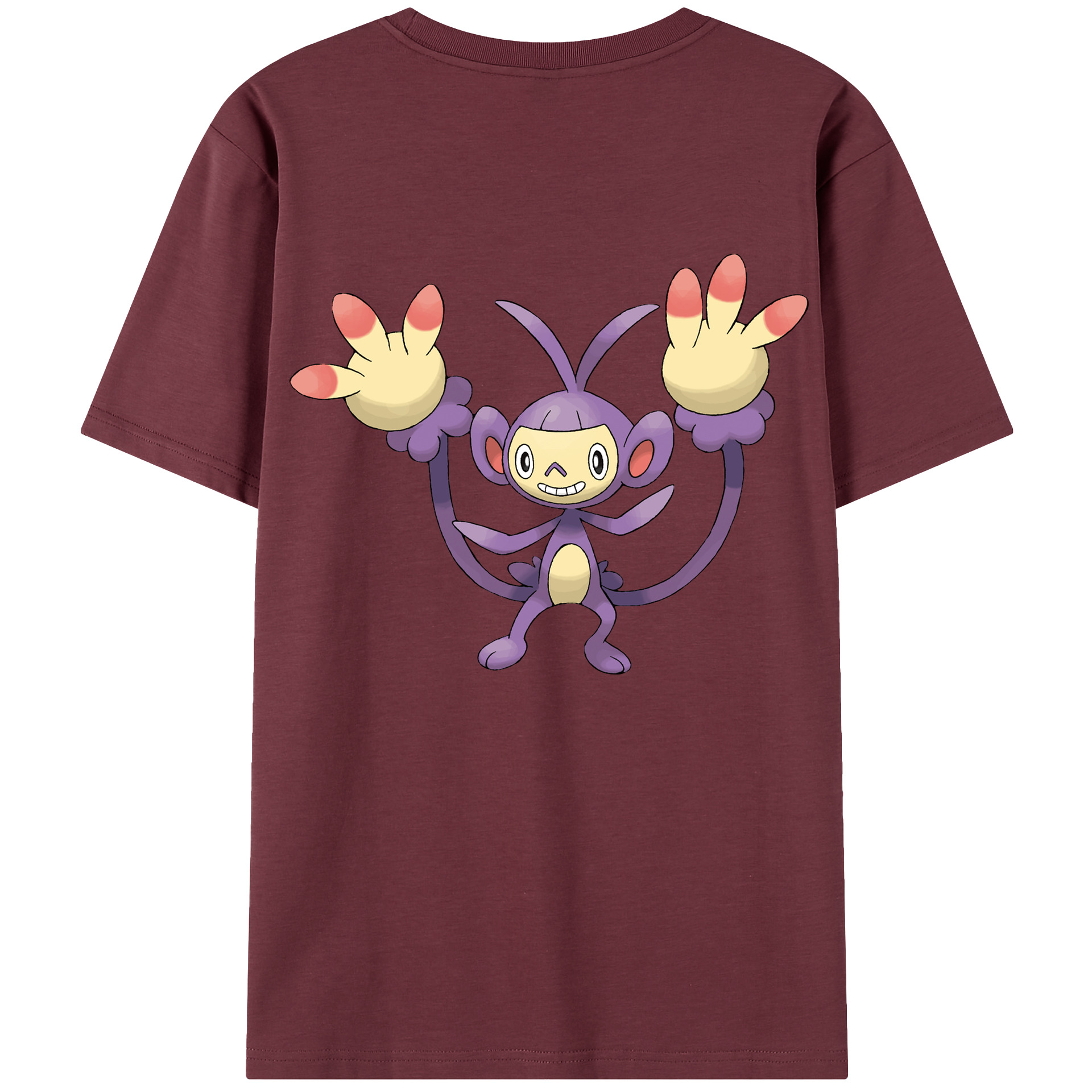 （画像用） ポケットモンスター Pokémon 綿100％半袖Tシャツ（背面プリント）